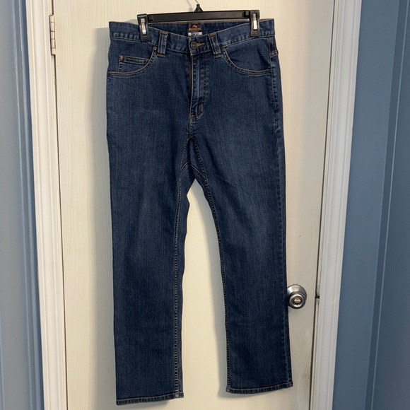 Men's Denim Straight Leg Jeans - Picture 1 of 8